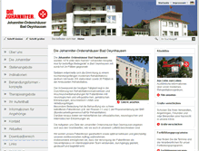 Tablet Screenshot of ahb-klinik.de